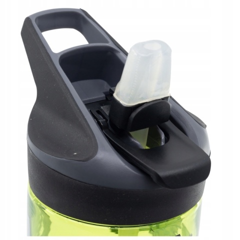 Bidon MInecraft butelka na wodę z ustnikiem i słomką tritan 620 ml