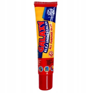 Klej uniwersalny magiczny w tubce GALAXY do papieru drewna ceramiki tkanin styropian