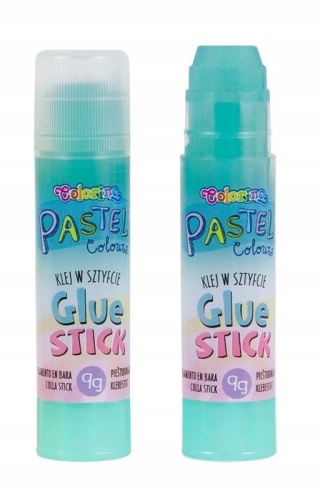 Klej w sztyfcie do papieru wykręcany COLORINO 9g pastel