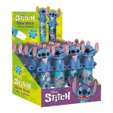 Klej w sztyfcie szkolny z główką figurką Stitch Stich 8g