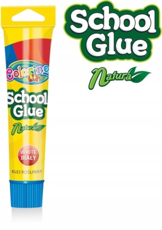 Klej w tubie roślinny szkolny 50g COLORINO