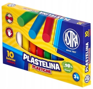 Plastelina 10 kolorów ASTRA