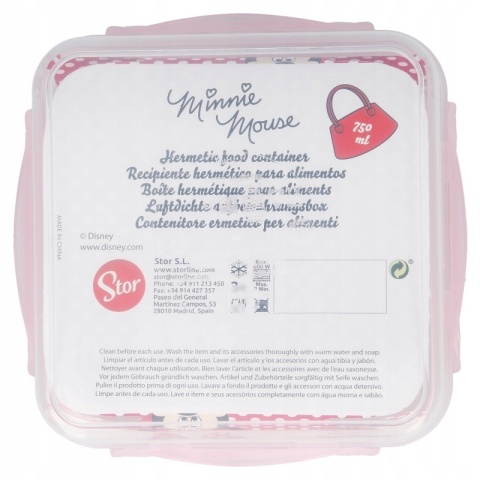 ŚNIADANIÓWKA pojemnik lunch box MINNIE 750 ML