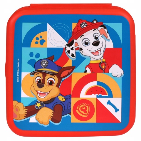 Śniadaniówka chlebak LUNCH BOX trzykomorowa dzielona Psi Patrol