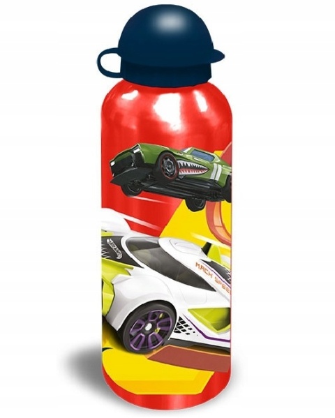 Bidon aluminiowy z ustnikiem HOT WHEELS dinozaury 500ml Bidon aluminiowy z ustnikiem HOT WHEELS dinozaury 500ml
