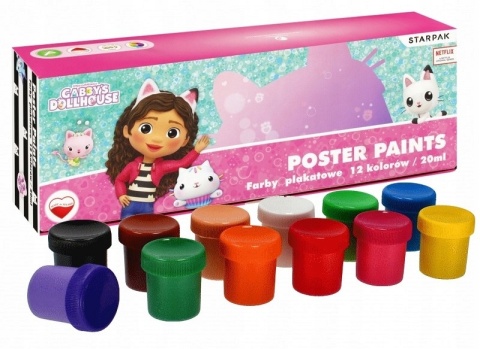 farby plakatowe Koci Domek Gabi