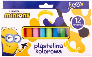 Minionki plastelina szkolna 12 kol Benjamin