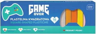 Plastelina kwadratowa 16 kolorów INTERDRUK