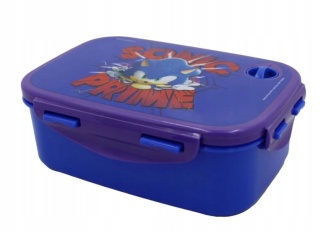 ŚNIADANIÓWKA lunchbox chlebak zamykana z 4 stron SONIC Sonik jeż