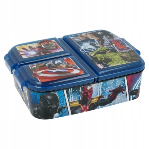 ŚNIADANIÓWKA trzykomorowa lunch box AVENGERS HULK