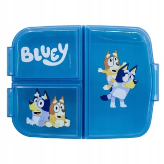ŚNIADANIÓWKA trzykomorowa lunch box BLUEY