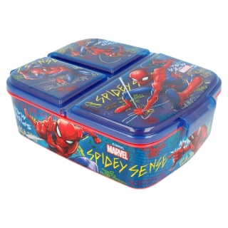 ŚNIADANIÓWKA trzykomorowa lunch box SPIDERMAN