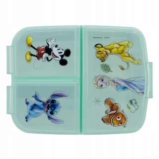 ŚNIADANIÓWKA trzykomorowa lunchbox 100 LAT DISNEY