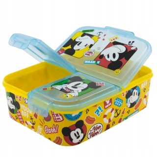 ŚNIADANIÓWKA trzykomorowa lunchbox MYSZKA MIKI MICKEY