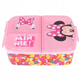 ŚNIADANIÓWKA trzykomorowa lunchbox MYSZKA MINNIE