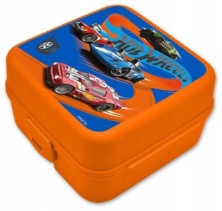 Śniadaniówka chlebak LUNCH BOX Hot Wheels trzykomorowa dzielona