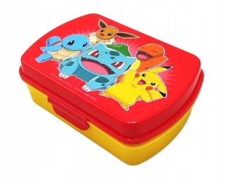 Śniadaniówka chlebak LUNCH BOX + bidon sport 350 ml POKEMON