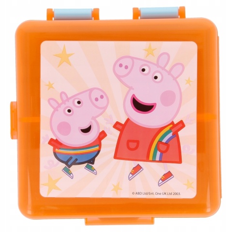 Śniadaniówka trzykomorowa lunch box PEPPA PIG