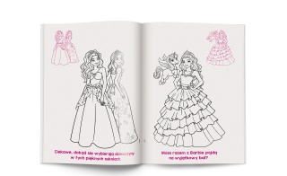 BARBIE Dreamtopia kolorowanka z naklejkami