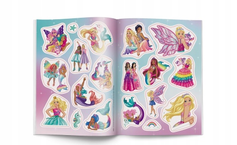 BARBIE Dreamtopia kolorowanka z naklejkami