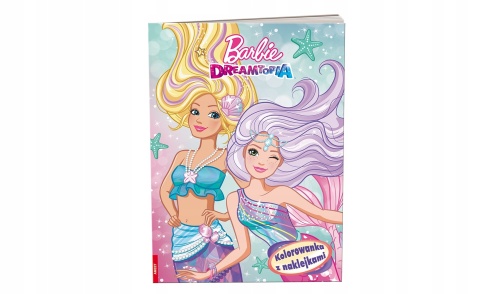 BARBIE Dreamtopia kolorowanka z naklejkami