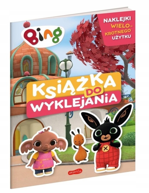 BING książka do wyklejania naklejki wielorazowego użytku