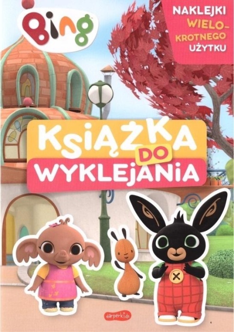 BING książka do wyklejania naklejki wielorazowego użytku