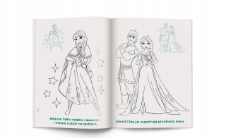 Disney Kraina Lodu Frozen kolorowanka z naklejkami