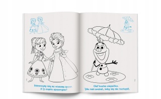Disney Maluch Kraina Lodu Frozen kolorowanka z naklejkami