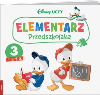 Disney Uczy Classic Elementarz przedszkolaka 3 lata zadania naklejki