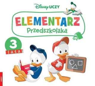 Disney Uczy Classic Elementarz przedszkolaka 3 lata zadania naklejki