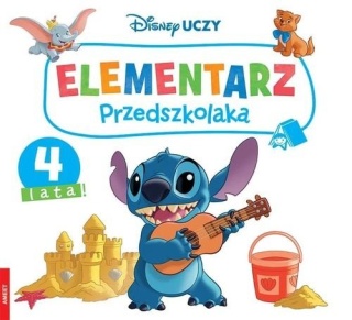 Disney Uczy Classic Stitch Elementarz przedszkolaka 4 lata zadania naklejki