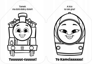 Książeczka kredeczka TOMEK I PRZYJACIELE kolorowanka z naklejkami