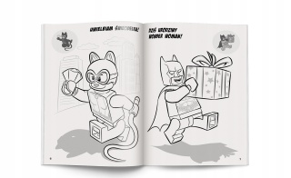 LEGO Batman DC Comics kolorowanka z naklejkami