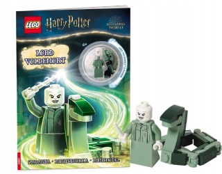 LEGO Harry Potter zadania rebusy + figurka Lord Voldemort wąż Nagini