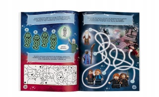 LEGO Harry Potter zadania rebusy + figurka Lord Voldemort wąż Nagini
