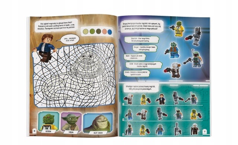 LEGO STAR WARS Przemytnik, Rebeliant, Bohater komiks + figurka Han Solo