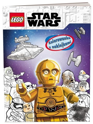 LEGO STAR WARS kolorowanka z naklejkami