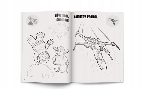 LEGO STAR WARS kolorowanka z naklejkami