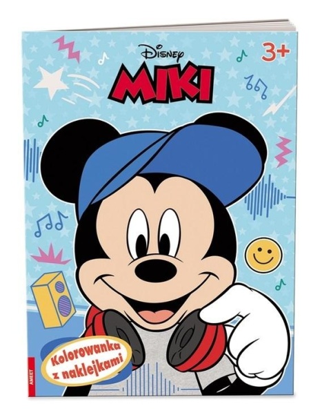 MYSZKA MICKAY MIKI kolorowanka z naklejkami