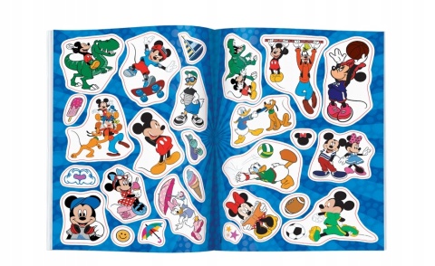 MYSZKA MICKAY MIKI kolorowanka z naklejkami