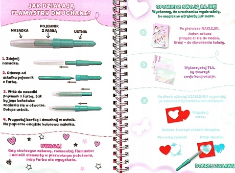 Moje Jednorożce To moja bajka! kolorowanka naklejki szablony flamastry dmuchane Moje Jednorożce To moja bajka! kolorowanka naklejki szablony flamastry dmuchane