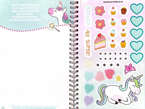 Moje Jednorożce To moja bajka! kolorowanka naklejki szablony flamastry dmuchane Moje Jednorożce To moja bajka! kolorowanka naklejki szablony flamastry dmuchane