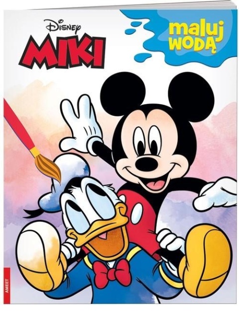 Myszka Mickey Miki kolorowanka wodna maluj wodą