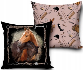 Poszewka dekoracyjna koń konik konie mustang 40X40
