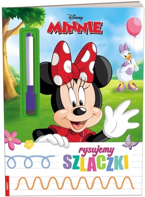 Rysujemy Szlaczki Myszka Minnie + flamaster wymazywalny