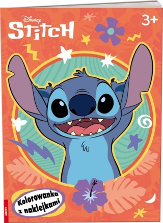 STITCH kolorowanka z naklejkami