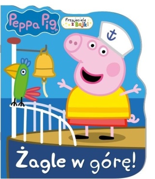 ŚWINKA PEPPA żagle w górę rebusy naklejki