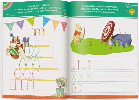 Szlaczki i literki DISNEY KUBUŚ PUCHATEK