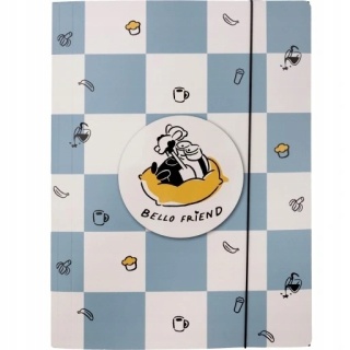 Teczka z gumką A4 na dokumenty rysunki Minionki bello friend